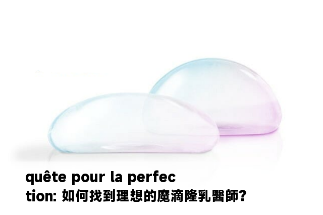 quête pour la perfection: 如何找到理想的魔滴隆乳醫師？